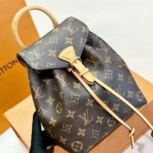 <AUTHENTIC>LV Montsouris PM Monogram Canvas Backpack